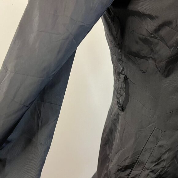 Cole Haan Women's Black Ruffled Lightweight Jacket - Size XS - Picture 5 of 8